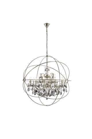 Elegant Lighting - 1130G43PN-SS/RC - 18 Light Chandelier - Geneva - Polished nickel