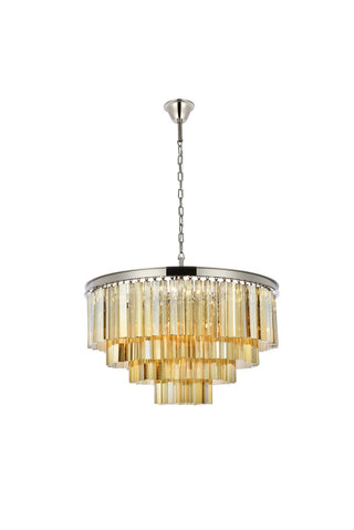 Elegant Lighting - 1201D32PN-GT/RC - 17 Light Chandelier - Sydney - Polished nickel