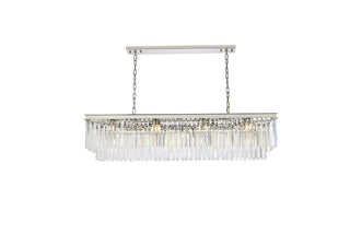 Elegant Lighting - 1202D60PN/RC - 12 Light Chandelier - Sydney - Polished nickel