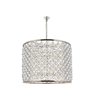 Elegant Lighting - 1206D35PN/RC - 12 Light Chandelier - Madison - Polished nickel