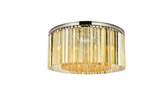 Elegant Lighting - 1208F31PN-GT/RC - Eight Light Flush Mount - Sydney - Polished nickel