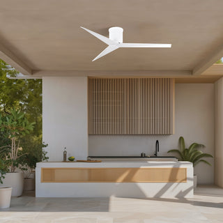 Eliza-H 56" Ceiling Fan in Gloss White
