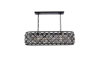 Elegant Lighting - 1216G40MB-SS/RC - Six Light Chandelier - Madison - Matte Black