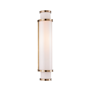 Malcolm Bath and Vanity with Aged Brass Finish