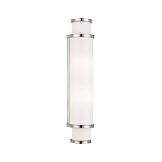 Malcolm Bath and Vanity with Polished Nickel Finish