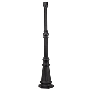 6.5' Surface Mount Post in Black