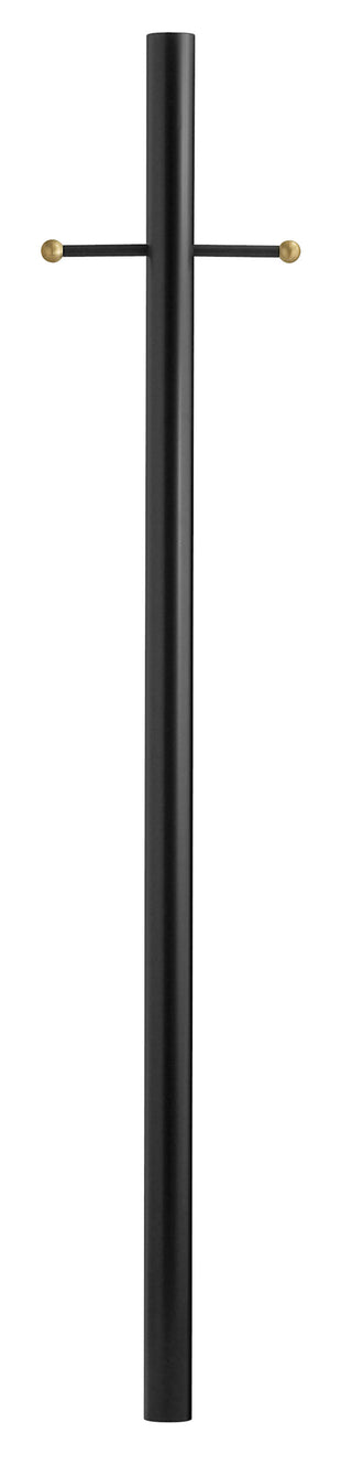 7' Direct Burial w/ Ladder Rest & Photo Cell in Textured Black