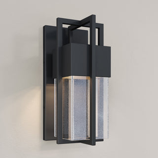 Kingler LED Outdoor Wall Sconce Powder Coated Black