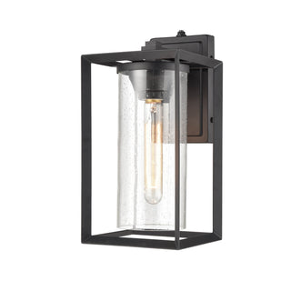 Wheatland 1-Light Outdoor Wall Sconce Powder Coated Black