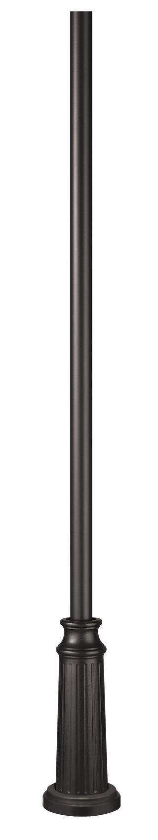 8' Surface Mount Post in Black