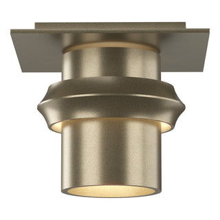 Hubbardton Forge - 124910-SKT-84 - Twilight Flush Mount - Twilight - Soft Gold
