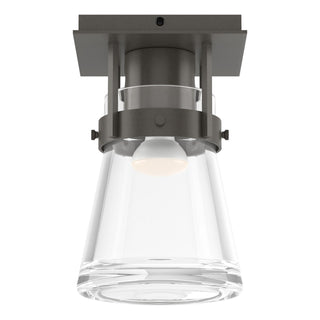 Hubbardton Forge - 128705-SKT-07-ZM0467 - Erlenmeyer 1 Light Semi-Flush - Erlenmeyer - Dark Smoke