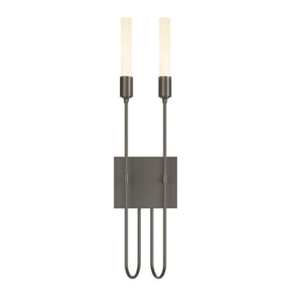 Hubbardton Forge - 203053-SKT-07 - Lisse 2 Light Sconce - Lisse - Dark Smoke