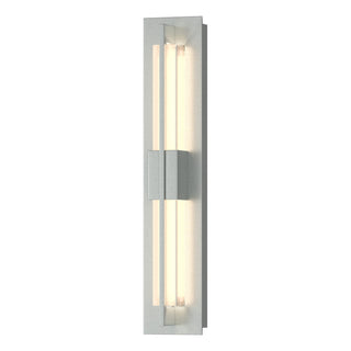 Hubbardton Forge - 206440-LED-82-ZM0331 - Double Axis Small Sconce - Axis - Vintage Platinum