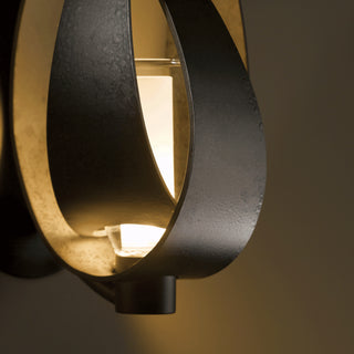 Corona Corona Large Sconce in Dark Smoke