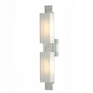 Hubbardton Forge - 207695-SKT-82-GG0441 - Oceanus 2 Light Sconce - Oceanus - Vintage Platinum