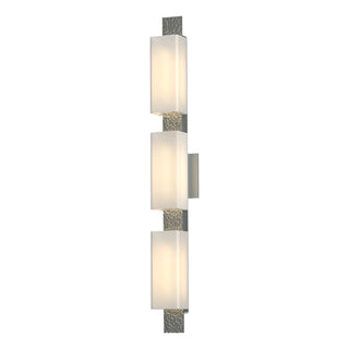 Hubbardton Forge - 207697-SKT-82-GG0441 - Oceanus 3 Light Sconce - Oceanus - Vintage Platinum