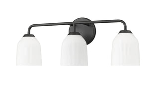 Norah 3-Light Vanity Matte Black