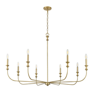 Savanne 8-Light Chandelier Ceiling Light Vintage Brass