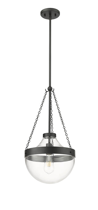 Clarra 1-Light Pendant light Matte Black