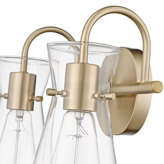 Camellia 2-Light Vanity Modern Gold