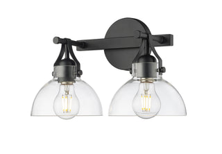 2-Light Vanity Matte Black