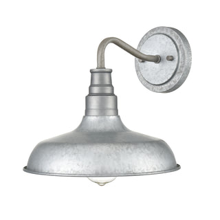 1-Light Outdoor Wall Sconce Galvanized