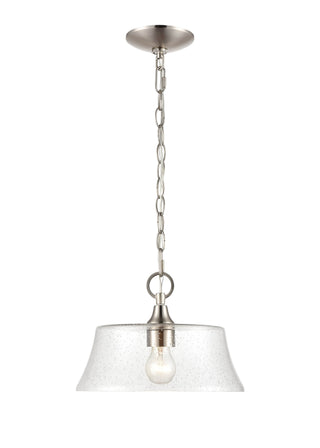 Caily 1-Light Pendant light Brushed Nickel