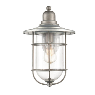 1-Light Outdoor Wall Sconce Galvanized