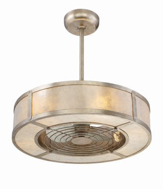 Vireo LED Fan D'Lier in Silver Dust