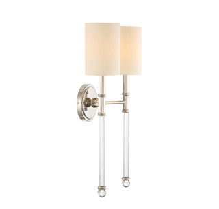 Fremont Two Light Wall Sconce in Polished Nickel