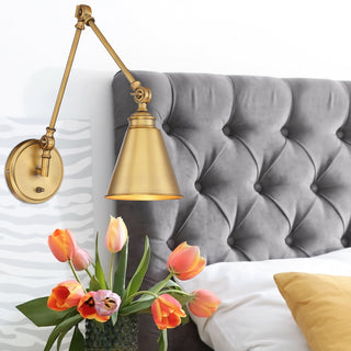 Morland One Light Wall Sconce in Warm Brass