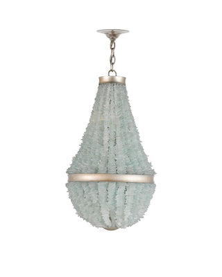 Platea Three Light Chandelier in Seaglass