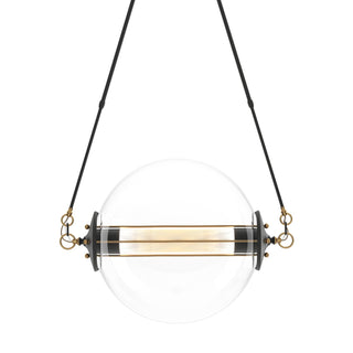 Hubbardton Forge - 134405-SKT-SHRT-31-ZK0219 - Otto Sphere Pendant - Otto - Black with Brass Accents