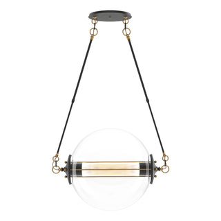 Hubbardton Forge - 134405-SKT-STND-31-ZK0219 - Otto Sphere Pendant - Otto - Black with Brass Accents