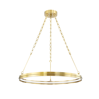Rosendale Chandelier with Aged Brass Finish
