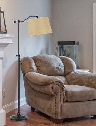 Wilmington One Light Floor Lamp in Dark Bronze