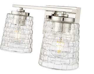 Saben 2-Light Vanity Polished Nickel