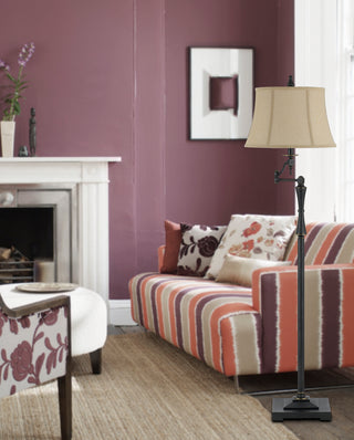 Madison One Light Floor Lamp in Oil Rubbed Bronze