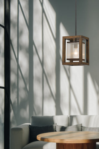 Mini One Light Pendant in Dark Bronze