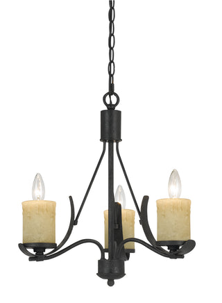 Cal Lighting - FX-3561/3 - Three Light Chandelier - MORELIS - Black Smith