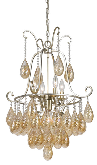 Cal Lighting - FX-3591-5 - Five Light Chandelier - MARION - Warm Silver