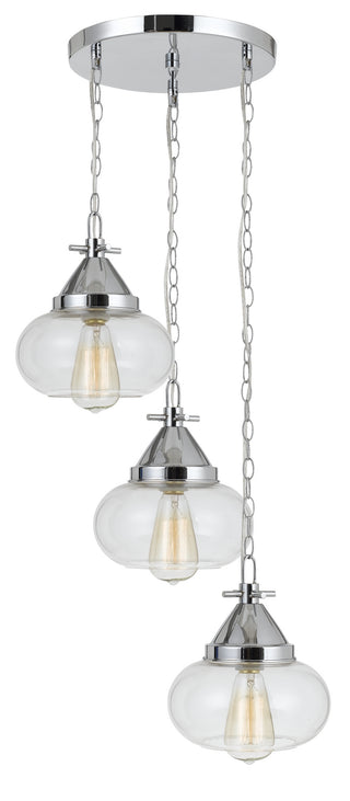 Cal Lighting - FX-3624-3P - Three Light Pendant - Maywood - Chrome