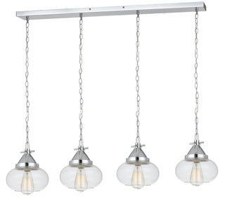 Cal Lighting - FX-3624-4P - Four Light Pendant - Maywood - Chrome