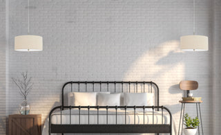 ADDISON Three Light Pendant in Off White