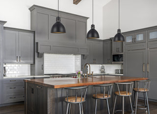 LINE VOLTAGE UNI PACK PENDANTS One Light Pendant in Brushed Steel
