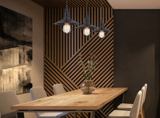 ALLENTOWN One Light Pendant in Brushed Steel