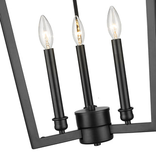 Lizabeth 3-Light Pendant light Matte Black