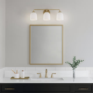 Norah 3-Light Vanity Vintage Brass