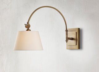 Ashby One Light Wall Sconce in Antique Brass